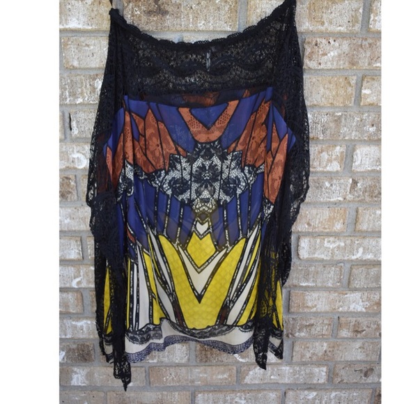 NWT Hale Bob Monarch Butterfly Caftan Top - Picture 2 of 4